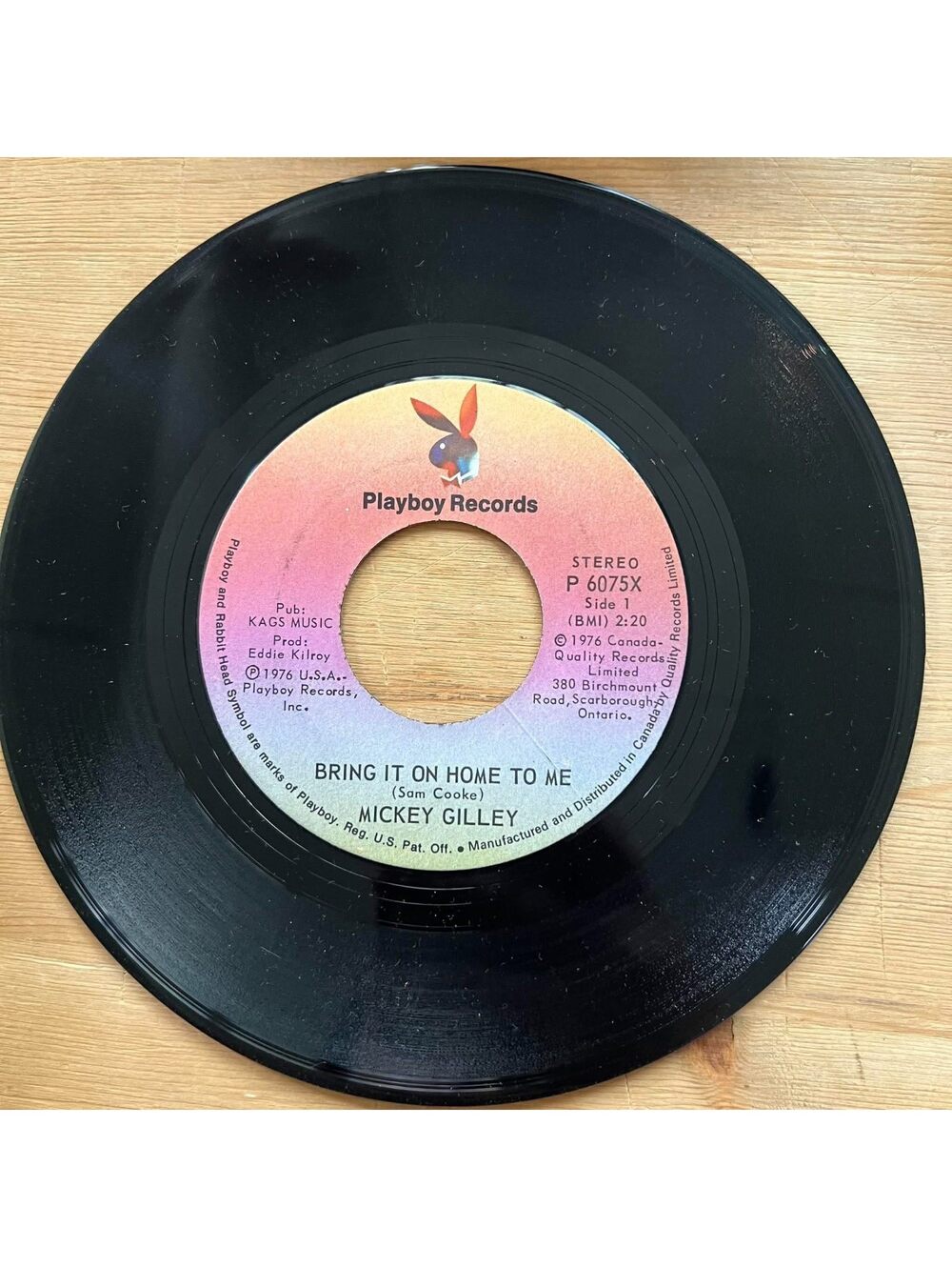 Mickey Gilley - Bring it on Home To Me/How's my Ex Treating You 45rpm VG+ R16